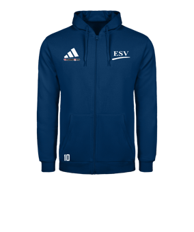 adidas Entrada 26 Kapuzenjacke Blau