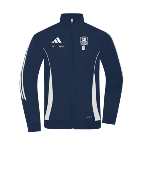 adidas Tiro 24 Trainingsjacke Dunkelblau Weiss