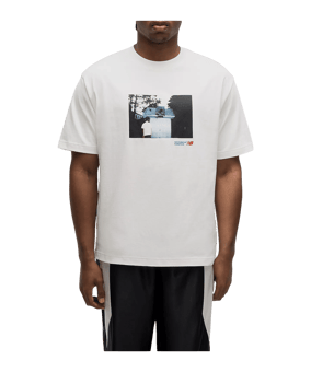 New Balance Photo Graphic T-shirt Grigio - grigio
