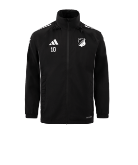 adidas Tiro 24 Regenjacke Schwarz Weiss