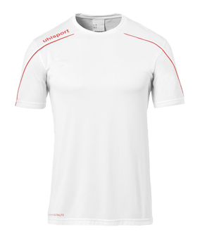 uhlsport Stream 22 Trikot kurzarm Weiss Rot F16 - weiss