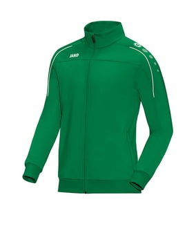 JAKO Classico Polyesterjacke Grün Weiss F06 - gruen