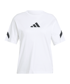adidas T-Shirt Damen Weiß - weiss