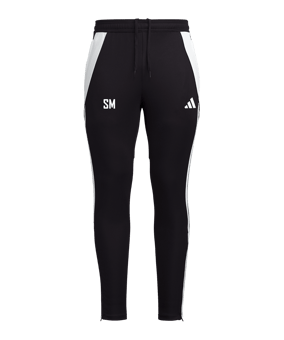 adidas Tiro 24 Trainingshose Schwarz Weiss