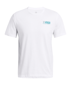 Under Armour Bball logo Court t-shirt Weiß F100 - wit
