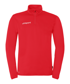 uhlsport Essential 1/4 Zip Top Rouge C61 - rouge