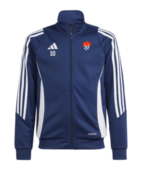 adidas Tiro 24 Trainingsjacke Kids Blau Weiss
