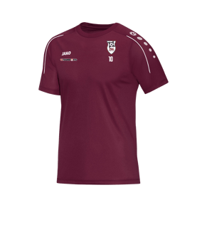 JAKO Classico T-Shirt Weinrot F14