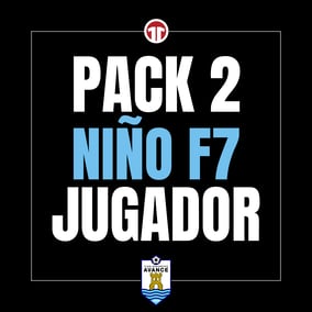 Pack 2 Jugador Niño F7