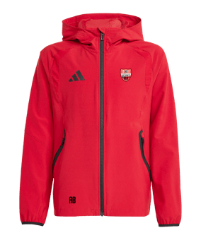 adidas Tiro Travel Windjacke Kids Rot
