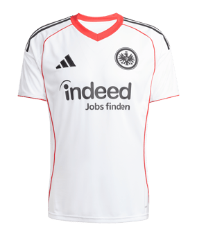 adidas Eintracht Frankfurt Trikot Away 2025/2026 Weiß - weiss
