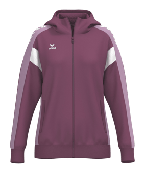 Erima Celebrate 125 Kapuzenjacke Damen Rot Fburgundylavender - rot