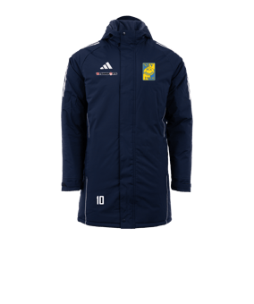 adidas Tiro 24 Kapuzenjacke Blau Weiss