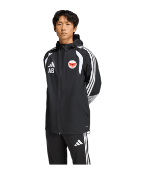adidas Tiro 26 Regenjacke Schwarz