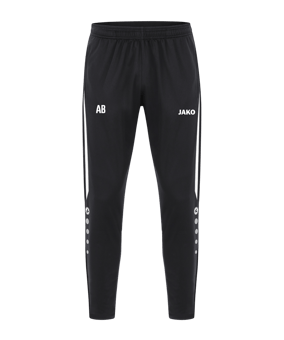 JAKO Power Polyesterhose Schwarz Weiss F802