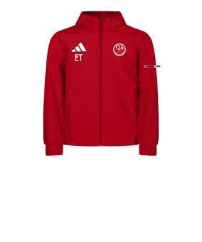 adidas Entrada 26 Jacke Kids Rot