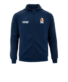 adidas Tiro 25 Travel Kapuzenjacke Blau