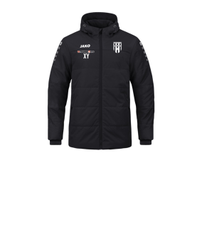 JAKO Team Coach Kapuzenjacke Kids Schwarz F800