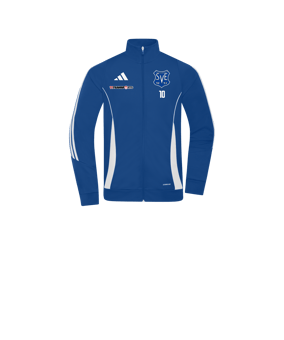 adidas Tiro 24 Trainingsjacke Kids Blau Weiss 