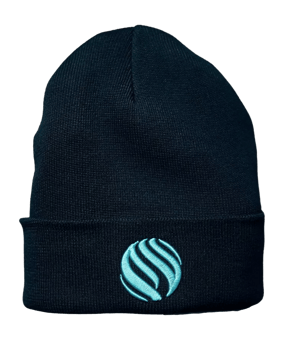 Ballsportdirekt Powervolleys x Mantahari Beanie Schwarz - schwarz