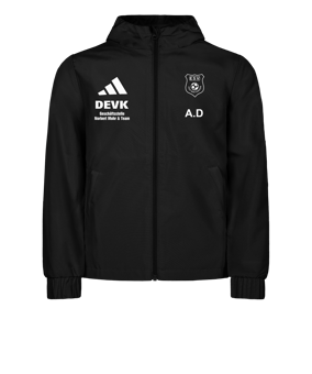 adidas Entrada 26 Regenjacke Schwarz