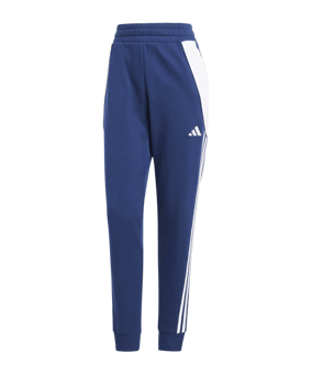 adidas Tiro 24 Trainingshose Damen Blau Weiss - blau