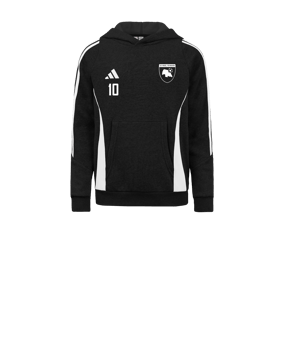 adidas Tiro 24 Hoody Schwarz Weiss