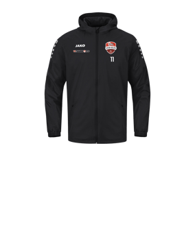 JAKO Team 2.0 Allwetterjacke Kids Schwarz F800