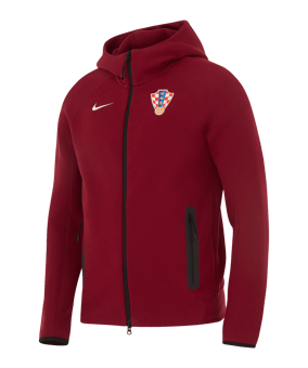 Nike HNS Kroatien Tech Fleece Jacke Rot F677 - rot