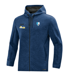 JAKO Premium Basic Kapuzenjacke Blau F49