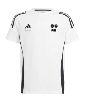 adidas Tiro 24 T-Shirt Kids Weiss Schwarz