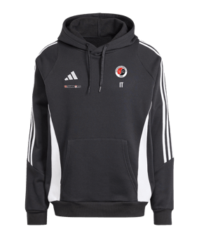 adidas Tiro 24 Hoody Schwarz Weiss