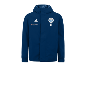  Kids adidas Entrada 22 AllwetterjackeBlau