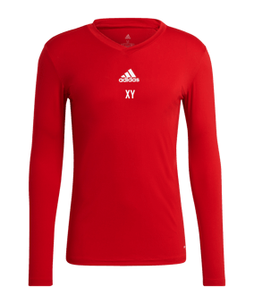 adidas Team Base Top langarm Rot