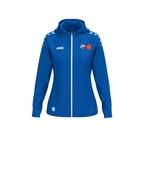 JAKO One Kapuzenjacke Damen Blau F400
