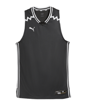 PUMA Hoops Team Game Trikot Schwarz F01 - schwarz