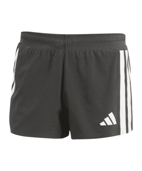 adidas Adizero Laufshort Schwarz - schwarz