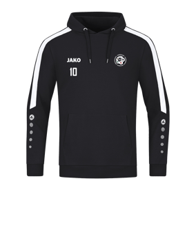 JAKO Power Hoody Schwarz Weiss F800