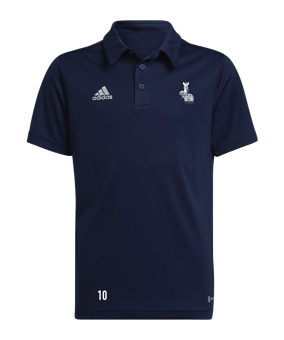 adidas Entrada 22 Poloshirt Kids Dunkelblau Hockey Logo
