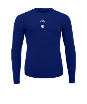 adidas Techfit Longsleeve Blau