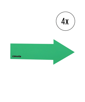 Cawila Marker-System Pfeil 36 x 9cm 4er Set Grün - gruen