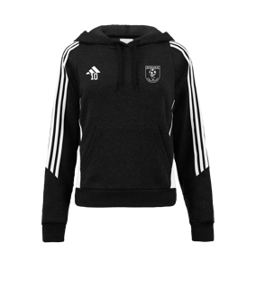 adidas Tiro 24 Hoody Damen Schwarz Weiss
