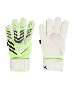 adidas Predator Match Fingersave Torwarthandschuhe Radiant Blaze Grün - gruen
