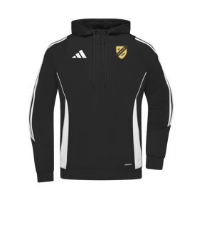 adidas Tiro 24 Hoody Schwarz Weiss 