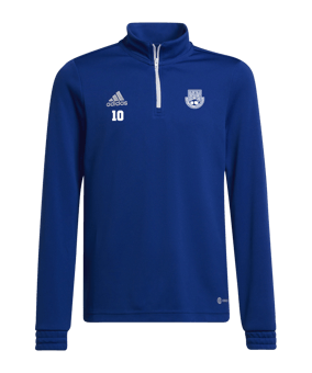 adidas Entrada 22 HalfZip Sweatshirt Kids Blau