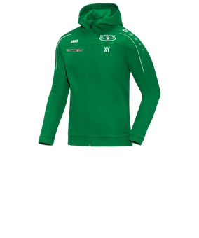 JAKO Classico Kapuzenjacke Kids Grün F06