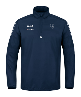 JAKO Team Rainzip Sweatshirt Dunkelblau F900
