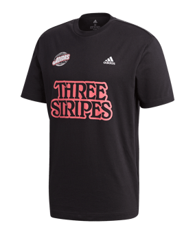 adidas Athletics Lucky 8 Graphic T-Shirt Schwarz - schwarz