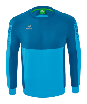 Erima Six Wings Sweatshirt Kids Hellblau Türkis - blau