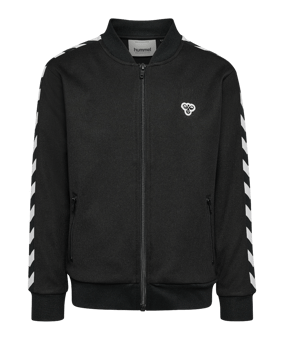 Hummel Archive Reg Poly Jacke Kids Schwarz F2001 - schwarz